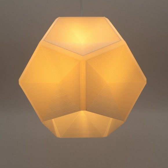 3DPPA Pende Lamp Shade | Home Decor | Gift Idea | Geometric | Pendant Lighting - Picture 7 of 9